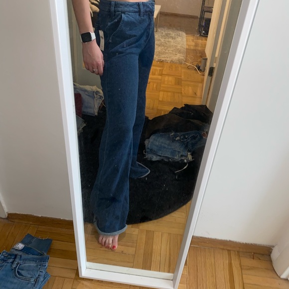 anthropologie flare jeans